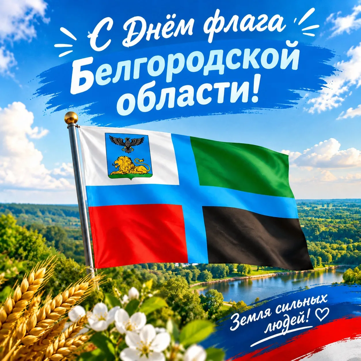 🎉14 октября наша область ежегодно отмечает День флага Белгородской области