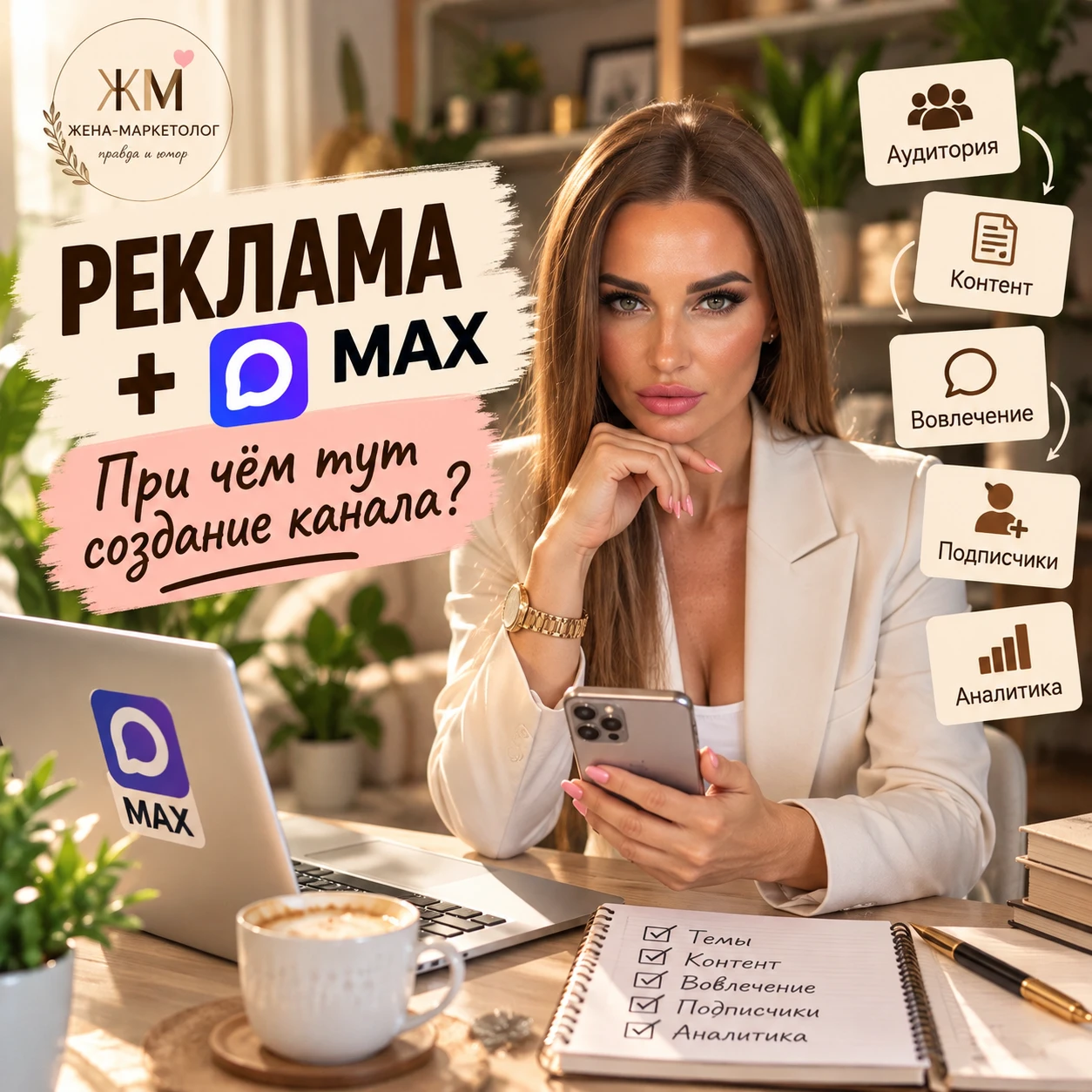 КАНАЛ В MAX — ЭТО НЕ ПРОСТО СОЗДАТЬ И НАЧАТЬ ПИСАТЬ! 📱