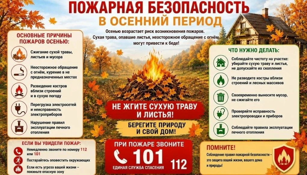 ️❗️С наступлением пожароопасного периода осложняется обстановка с пожарами