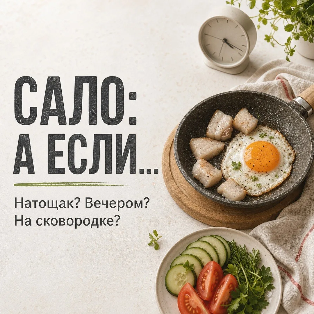 ​​🥓 Сало при диабете: четыре вопроса, которые остались за кадром