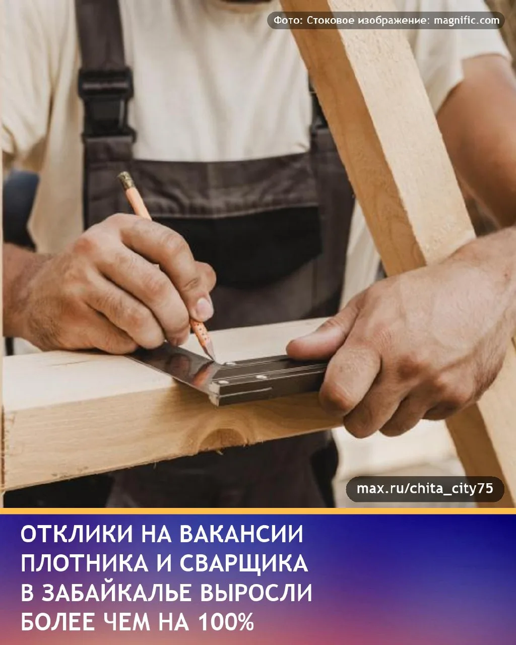 Жители Забайкальского края стали чаще откликаться на вакансии плотника, газосварщика и ...