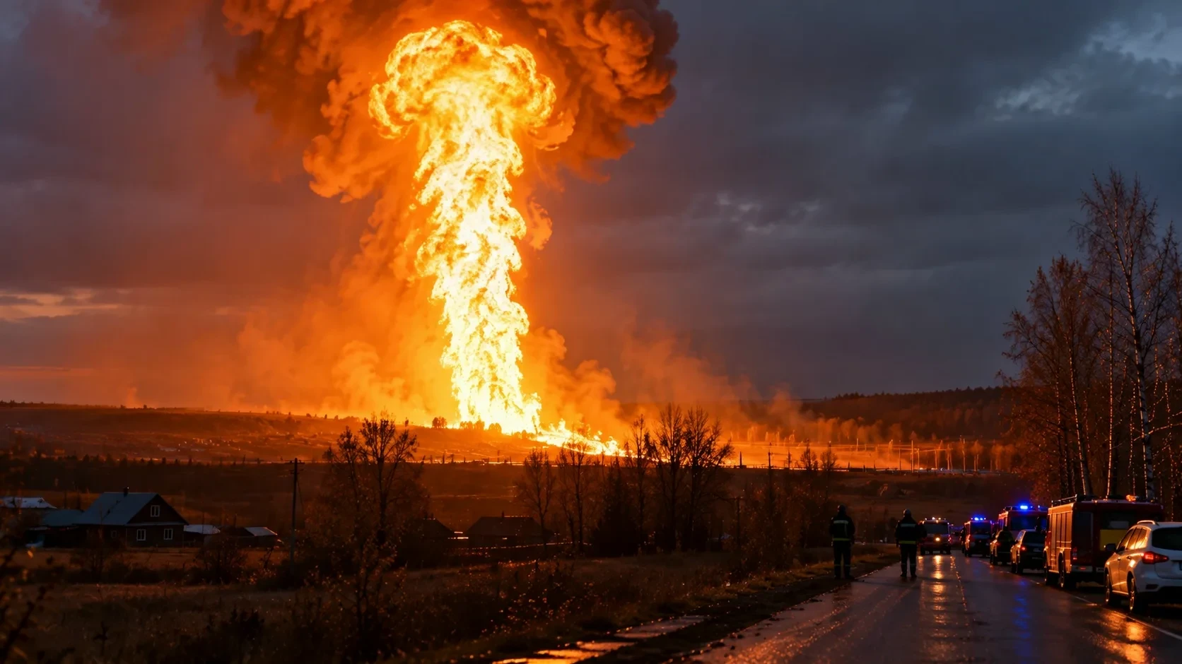 ⚡ В Белинском районе взорвался подземный газопровод