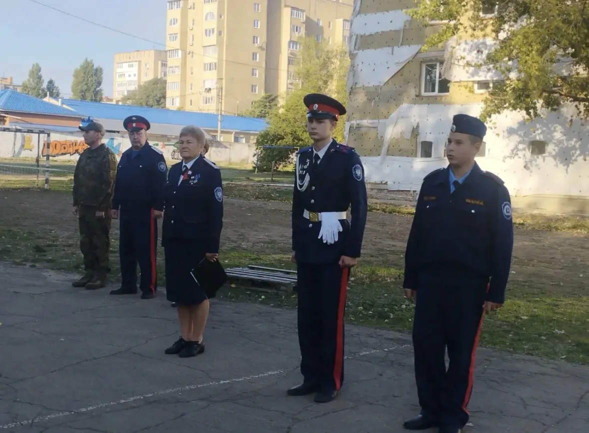 Сегодня в Каменском генерала Ф.П. Денисова казачьем кадетском корпусе состоялась торжес...