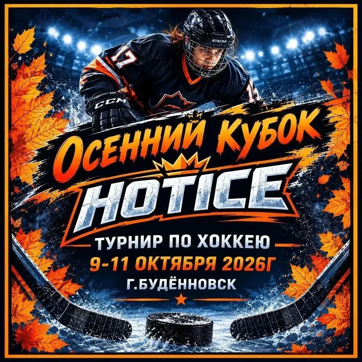 Турнир по хоккею «HOTICE» среди юношей 2017 - 2018 гг. р 🏒