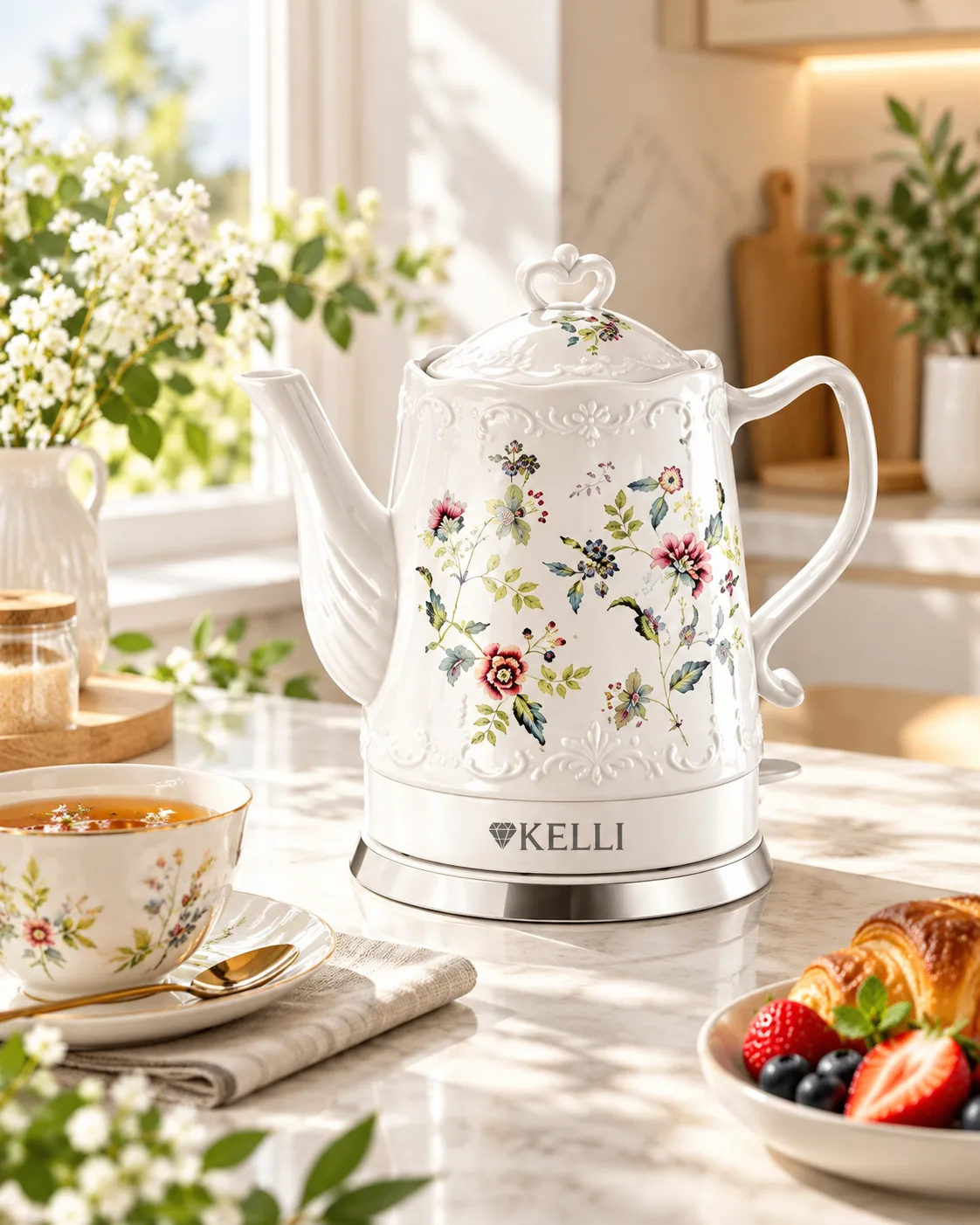 🌸 Чайник, который украшает кухню не хуже дизайнерского декора!