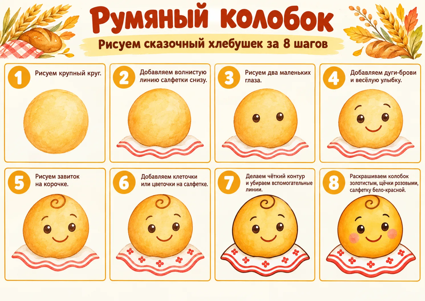 🥖Скоро! Всемирный день хлеба! Идеи для творчества!✂️