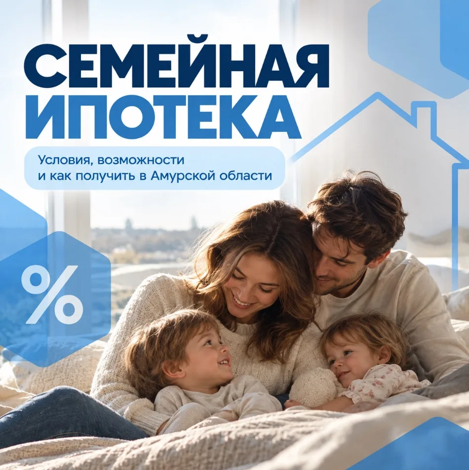 Продолжаем рассказывать о льготных ипотечных программах, действующих в Амурской области
