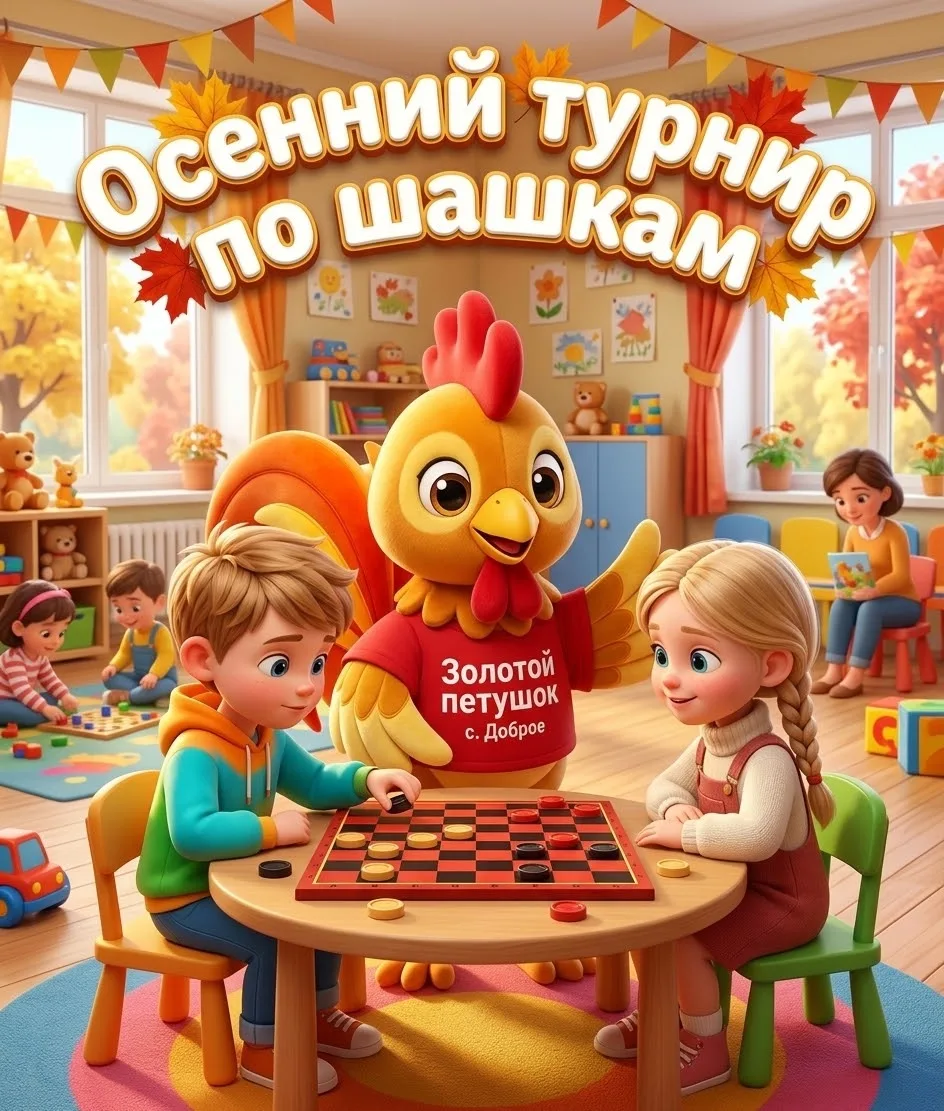 👨‍🎓👩‍🎓  В группе «Солнышко» состоялось яркое событие — «Осенний турнир по шашкам». ...