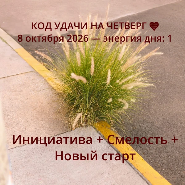 Сегодня энергия дня про то, чтобы не ждать, а сделать первый шаг - в отношениях, в разг...
