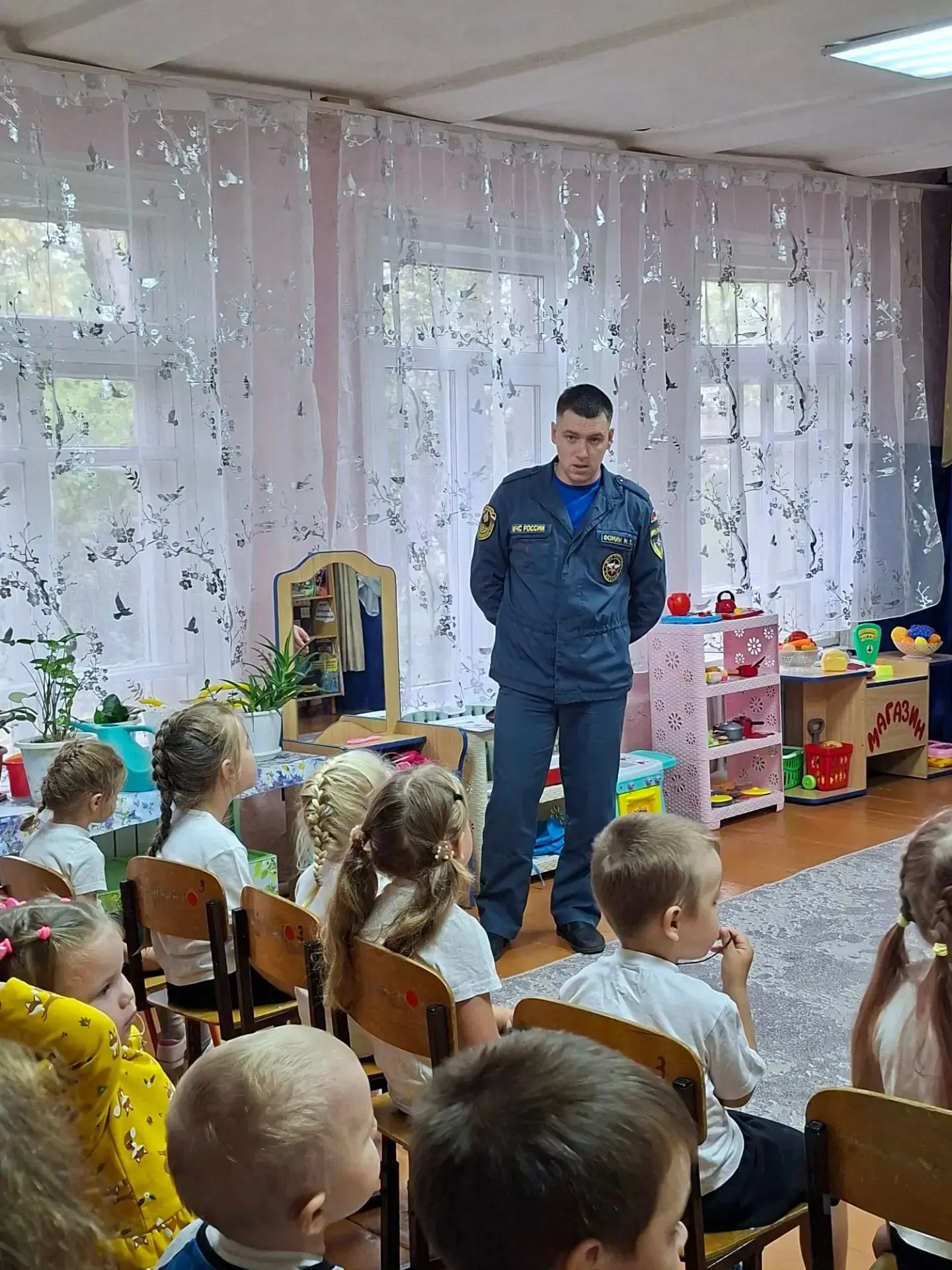 В нашем детском саду прошёл  Всероссийский  открытый урок культуры  безопасности. В гос...