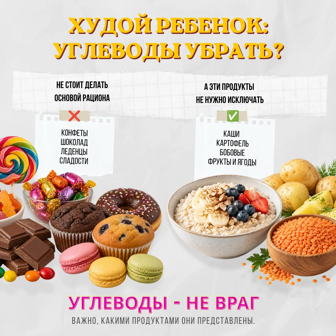 Не все углеводы одинаково полезны (и вредны!) 🍬🥔