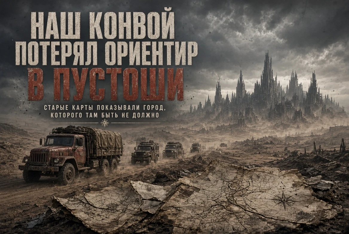 Наш конвой потерял ориентир в Пустоши