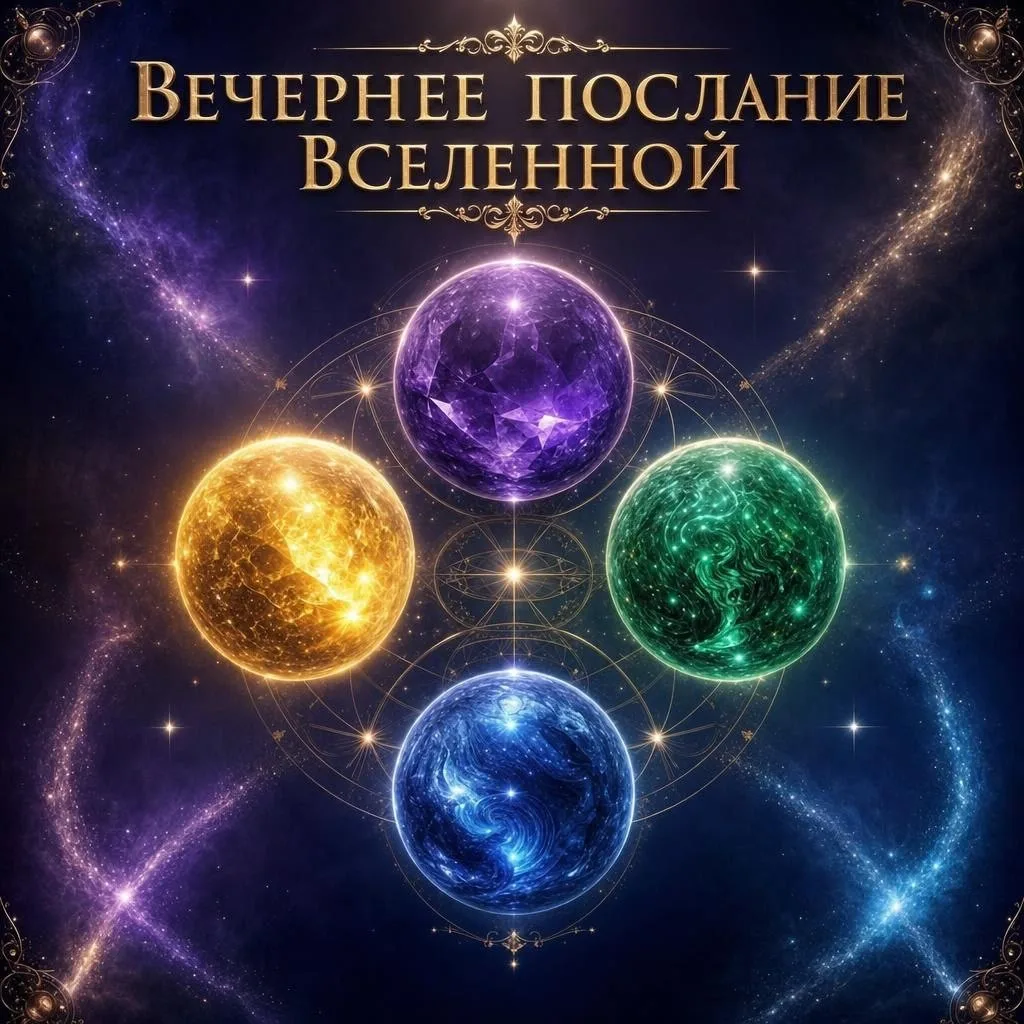 🌙ВЕЧЕРНЕЕ ПОСЛАНИЕ ВСЕЛЕННОЙ