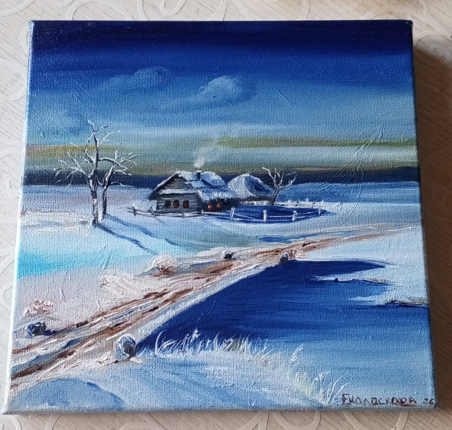 Холст 20*20 , масло
