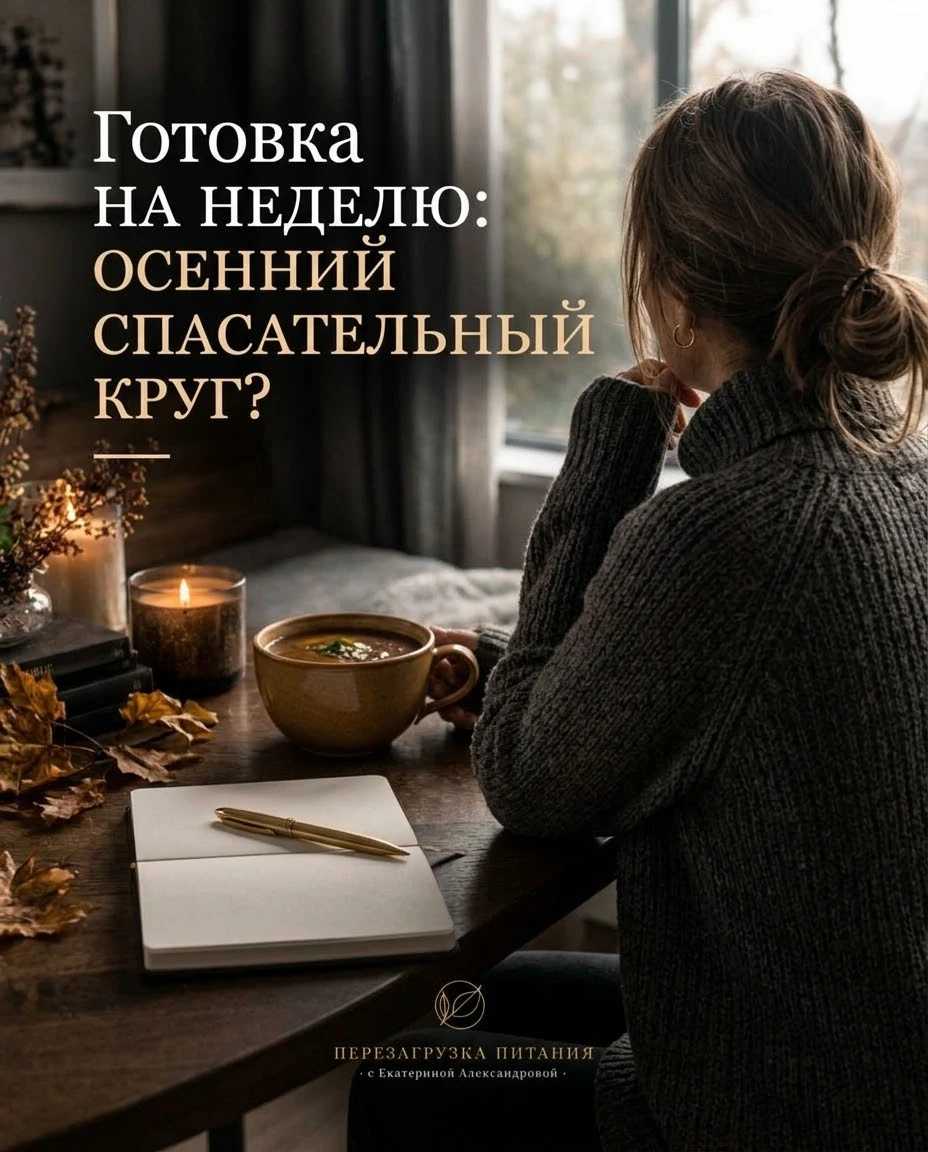Готовка на неделю за один вечер спасает именно осенью