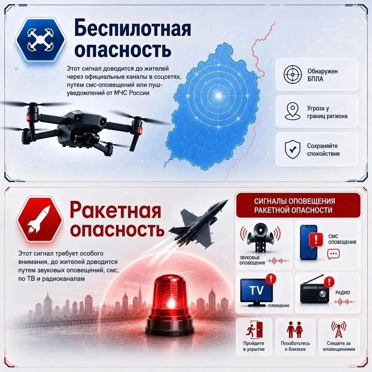 Гирей,беспилотная опасность,включили сирены