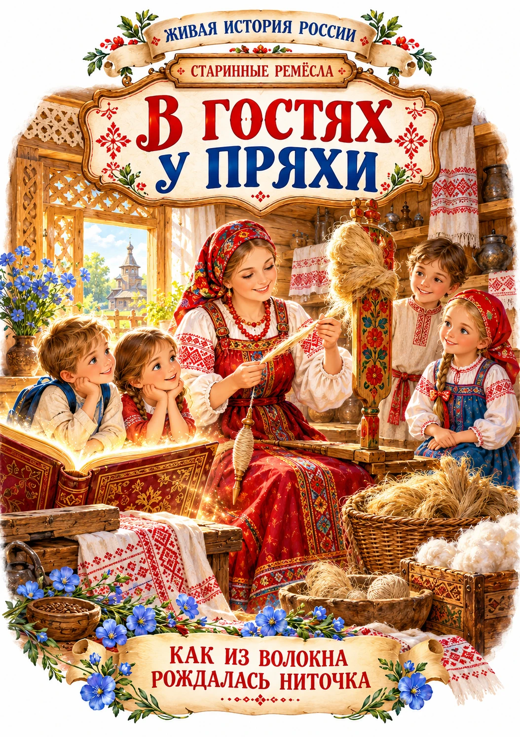 🧶 «ЖИВАЯ ИСТОРИЯ РОССИИ» — «В ГОСТЯХ У ПРЯХИ»