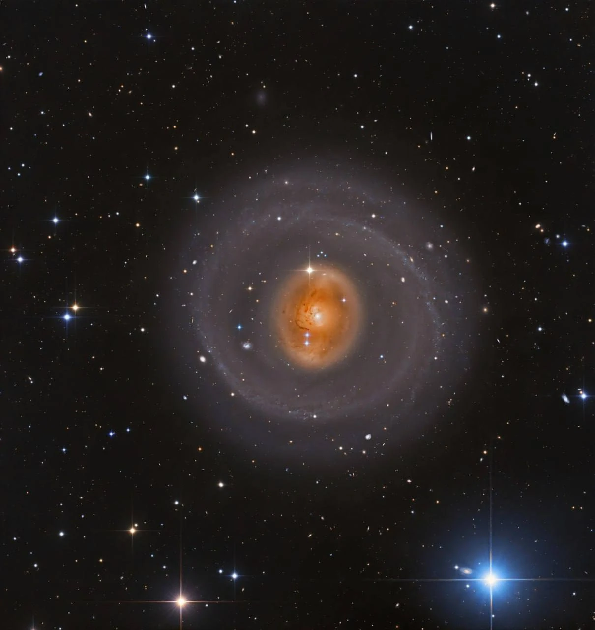 В объективе — космическое совершенство: NGC 1269  🌌