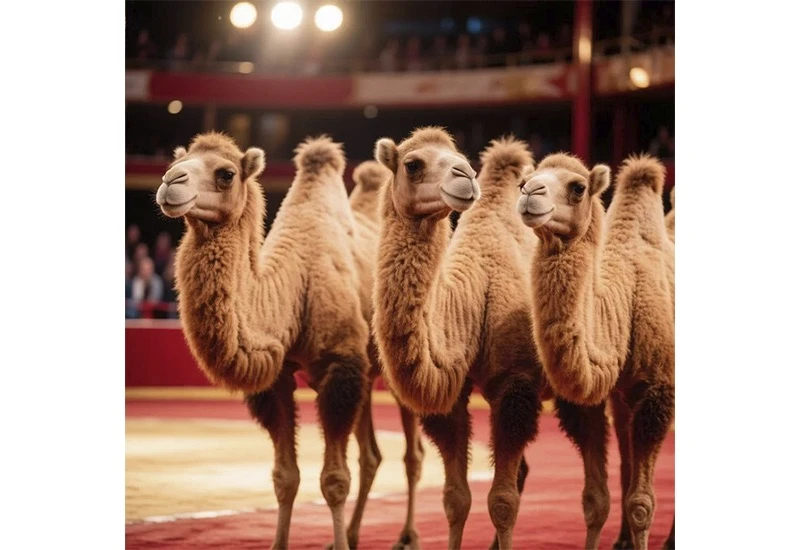🐪 Космический десант: Верблюды из Калмыкии выходят на манеж Большого Московского цирка