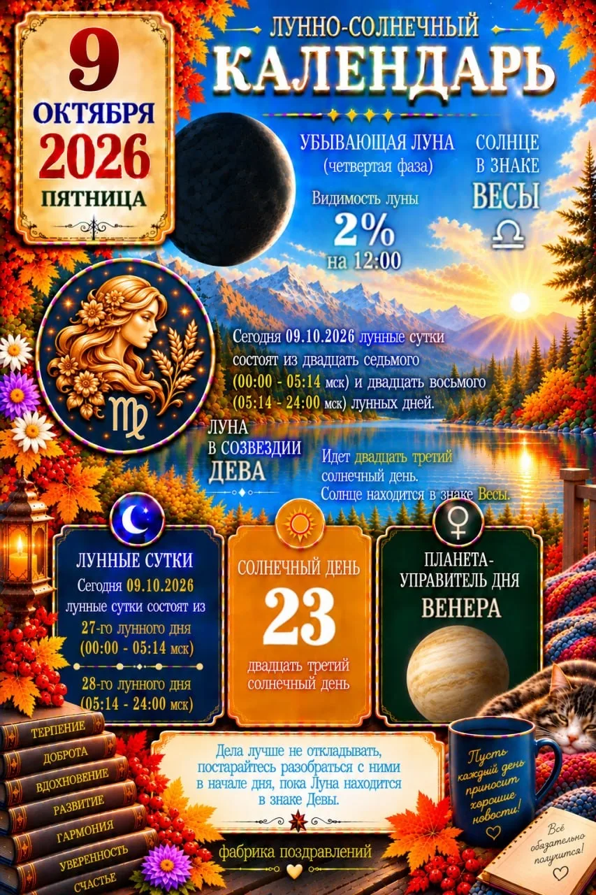 💫 9 октября...
