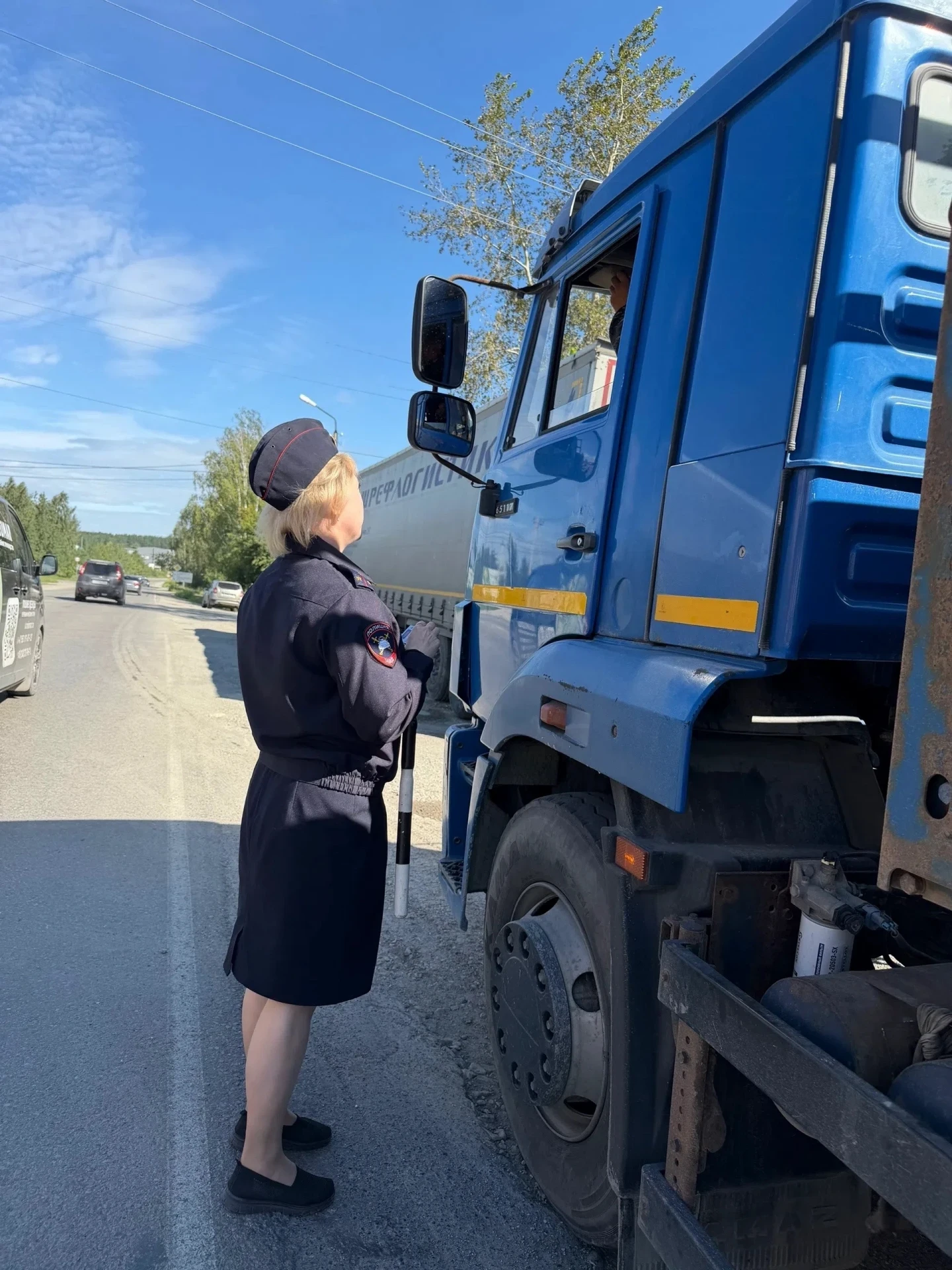 🚧 На дорогах проходит рейд «Грузовик»
