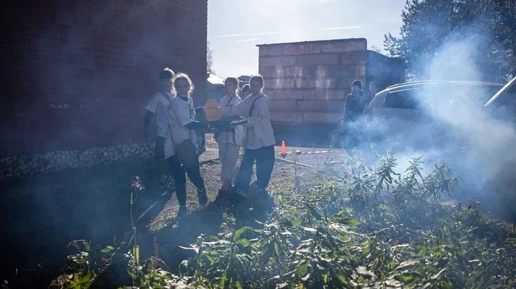 «Юный спасатель»: в Черноисточинске школьники учились действовать в чрезвычайных ситуациях