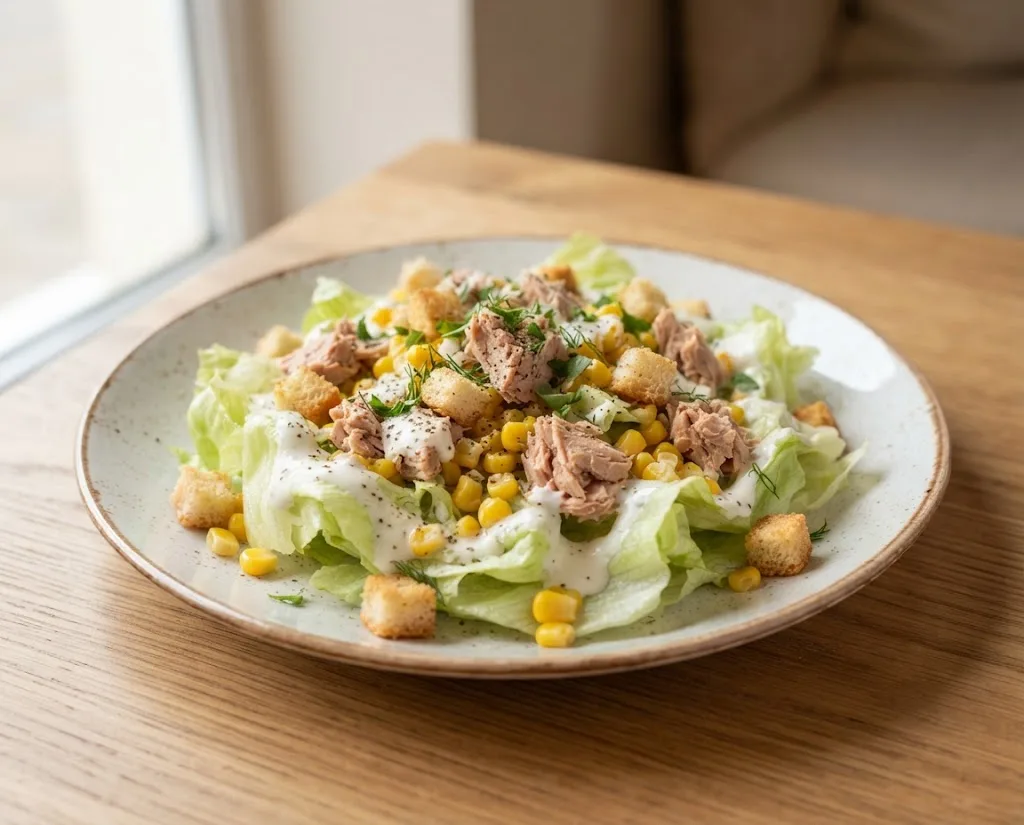 🥗 ХРУСТЯЩИЙ САЛАТ С ТУНЦОМ — БЕЗ МАЙОНЕЗА! 🐟