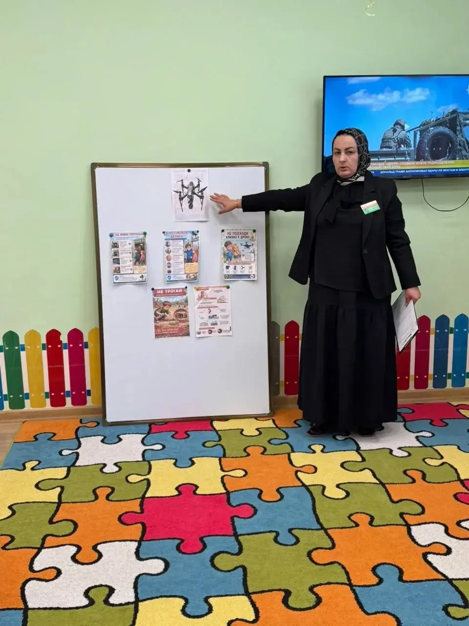 💫Сегодня в детском саду «Светлячок»в старшей группе «Улыбка» было проведено открытое з...