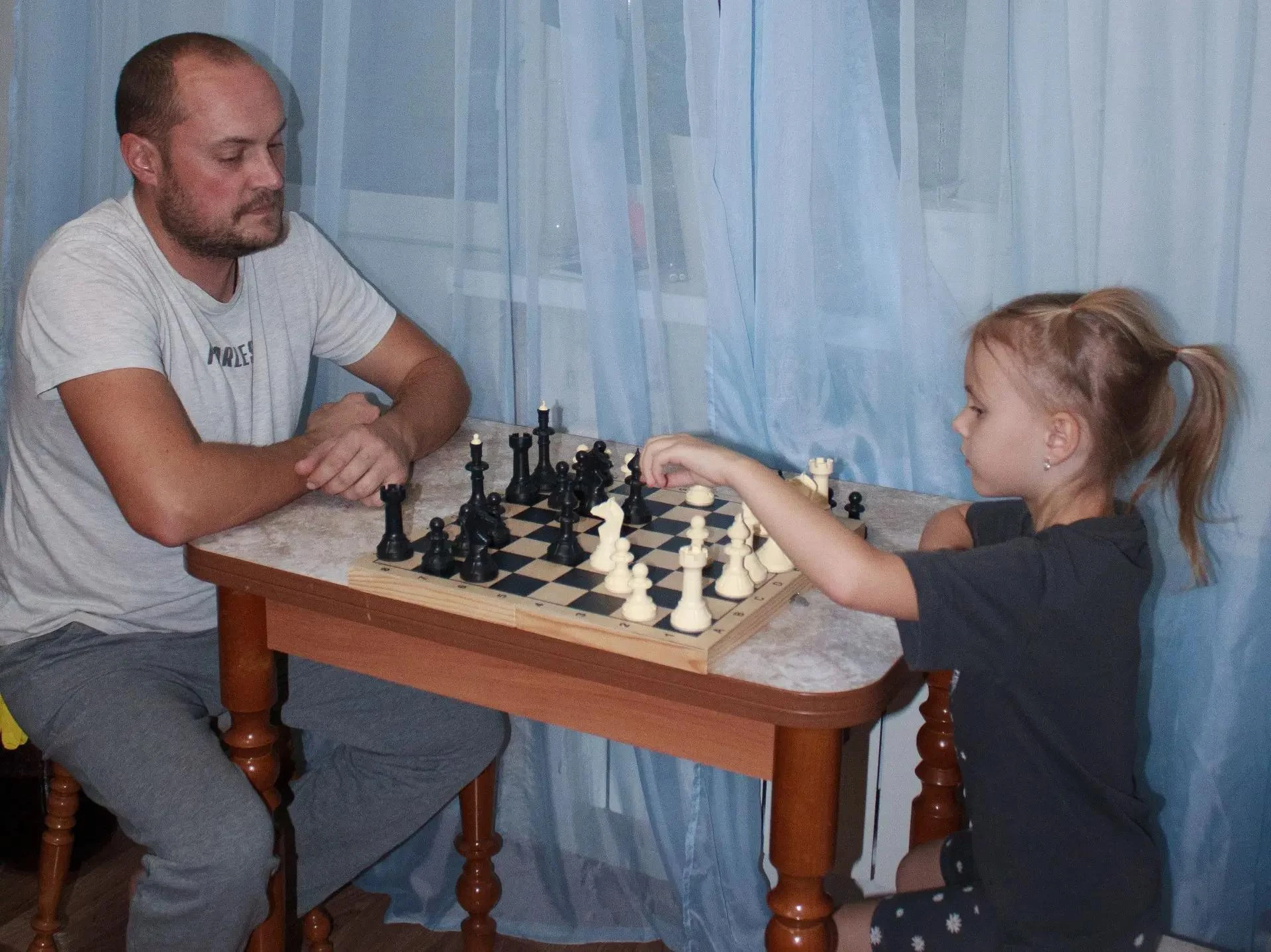 Романова П.,  папа Павел Р.