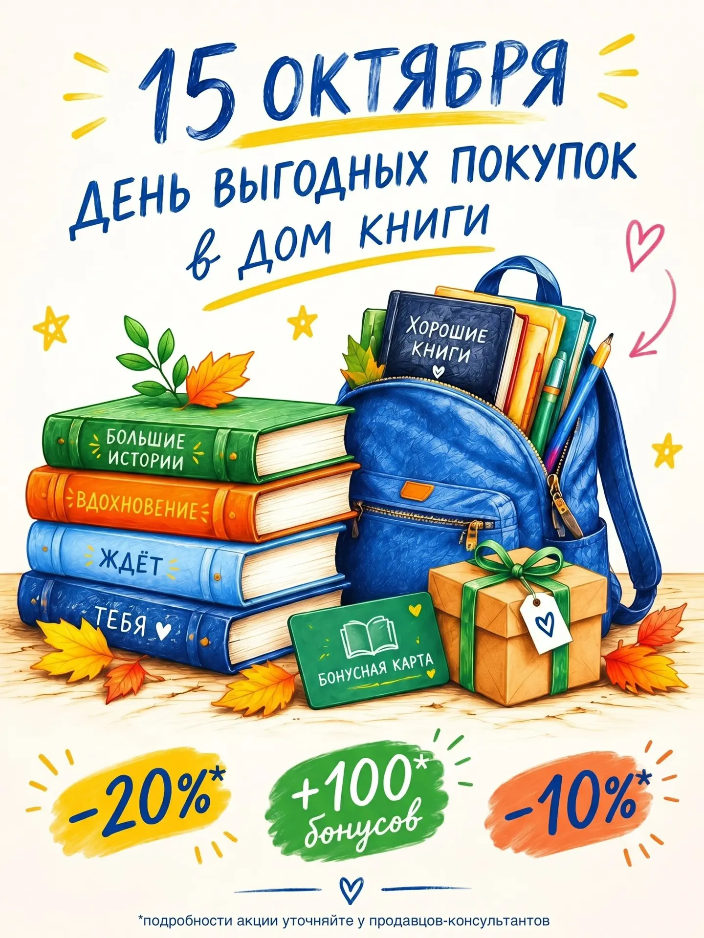 15 ОКТЯБРЯ — ДЕНЬ, КОГДА ПОКУПАТЬ ОСОБЕННО ПРИЯТНО! 💙