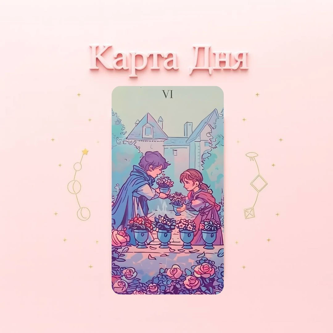 📅10 октября карта дня «Шестерка Кубков»