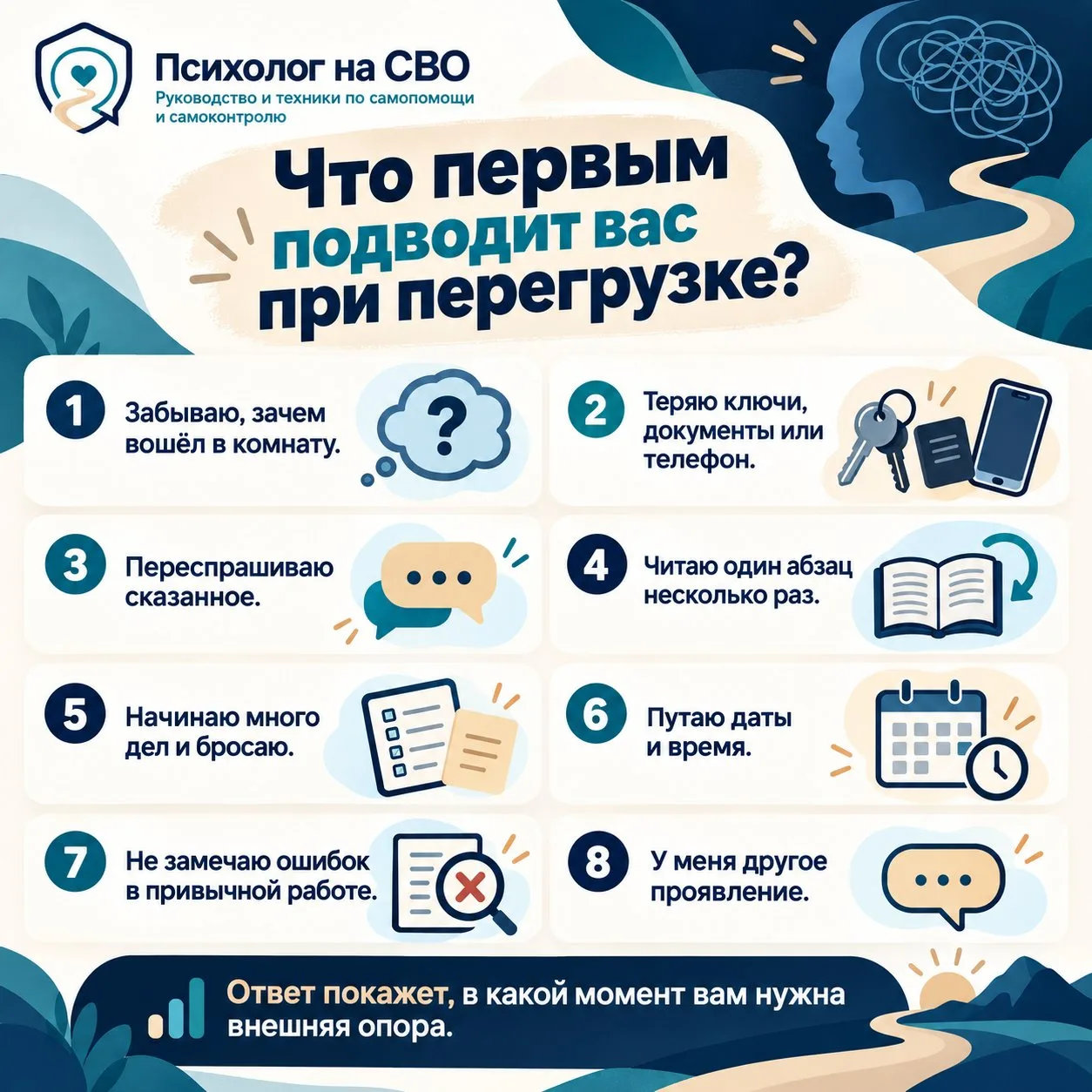 Что первым подводит вас при перегрузке