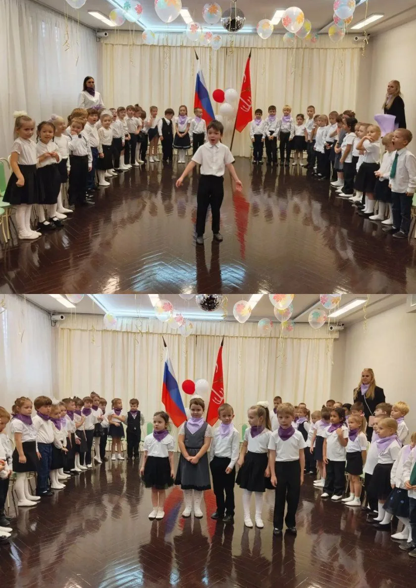 Сегодня в нашем детском саду проходила торжественная церемония посвящения воспитанников...