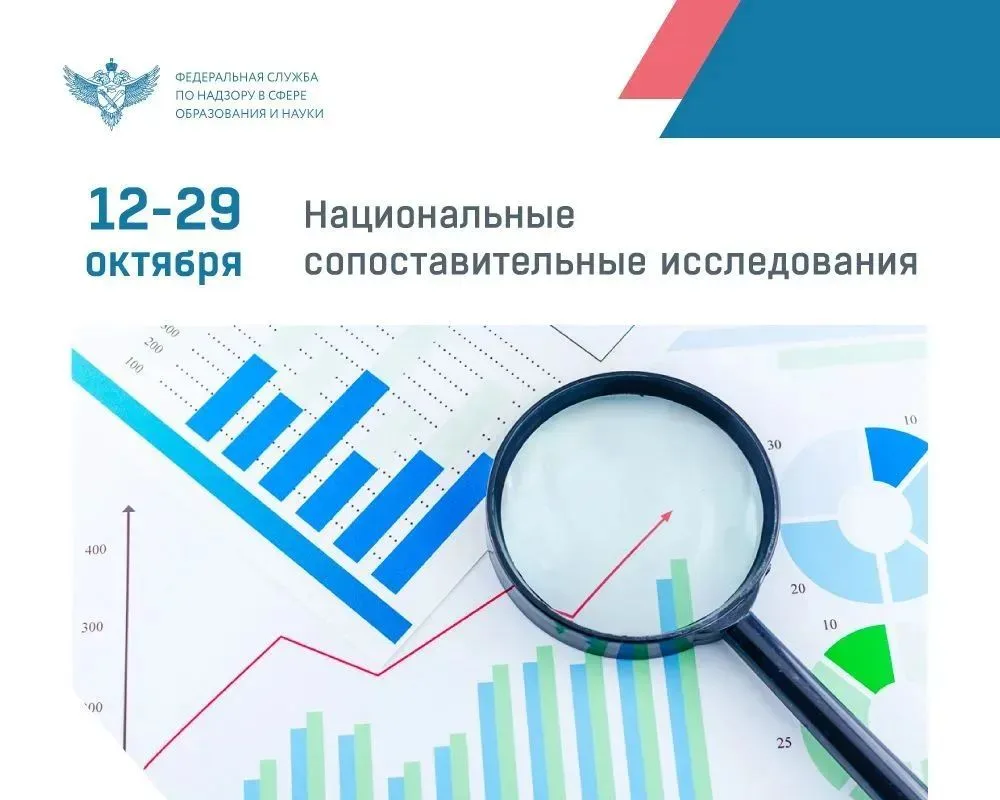 12 октября в школах и организациях СПО стартуют национальные сопоставительные исследова...