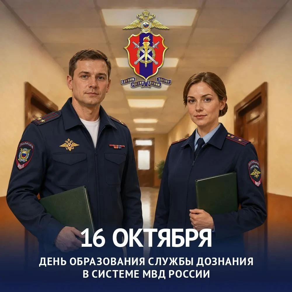 Службе дознания в системе МВД России исполнилось 34 года