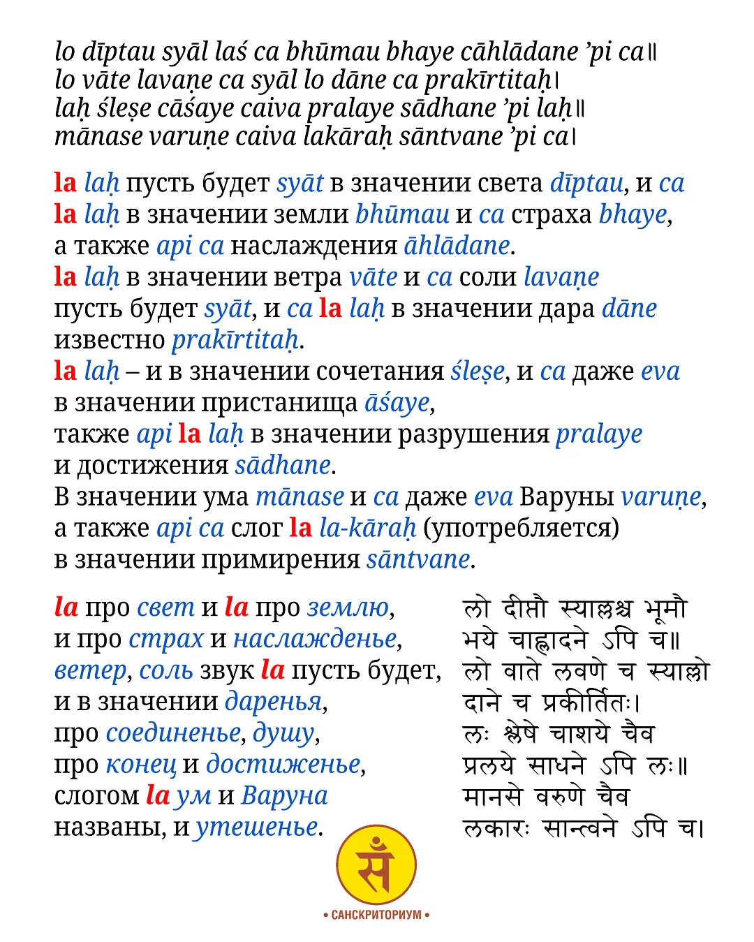 28. ОДНОСЛОЖНЫЕ СЛОВА: la.