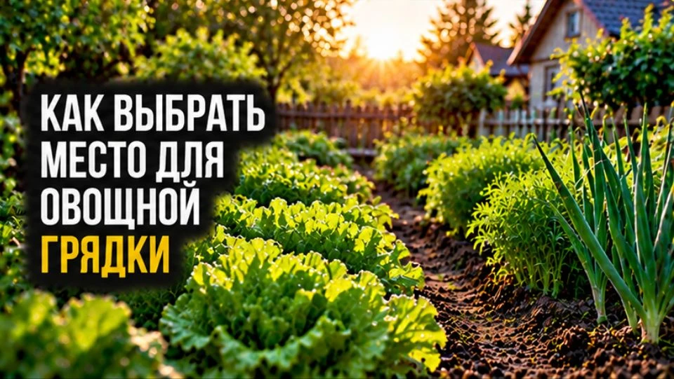 Как выбрать место для овощной грядки