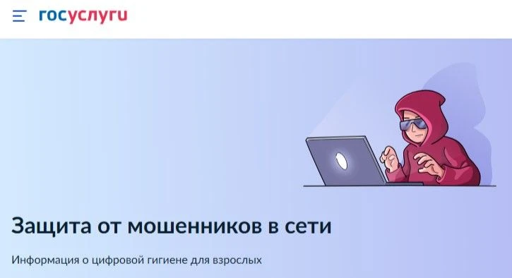 📲 На госуслугах доступен цифровой сервис по защите от мошенников в сети