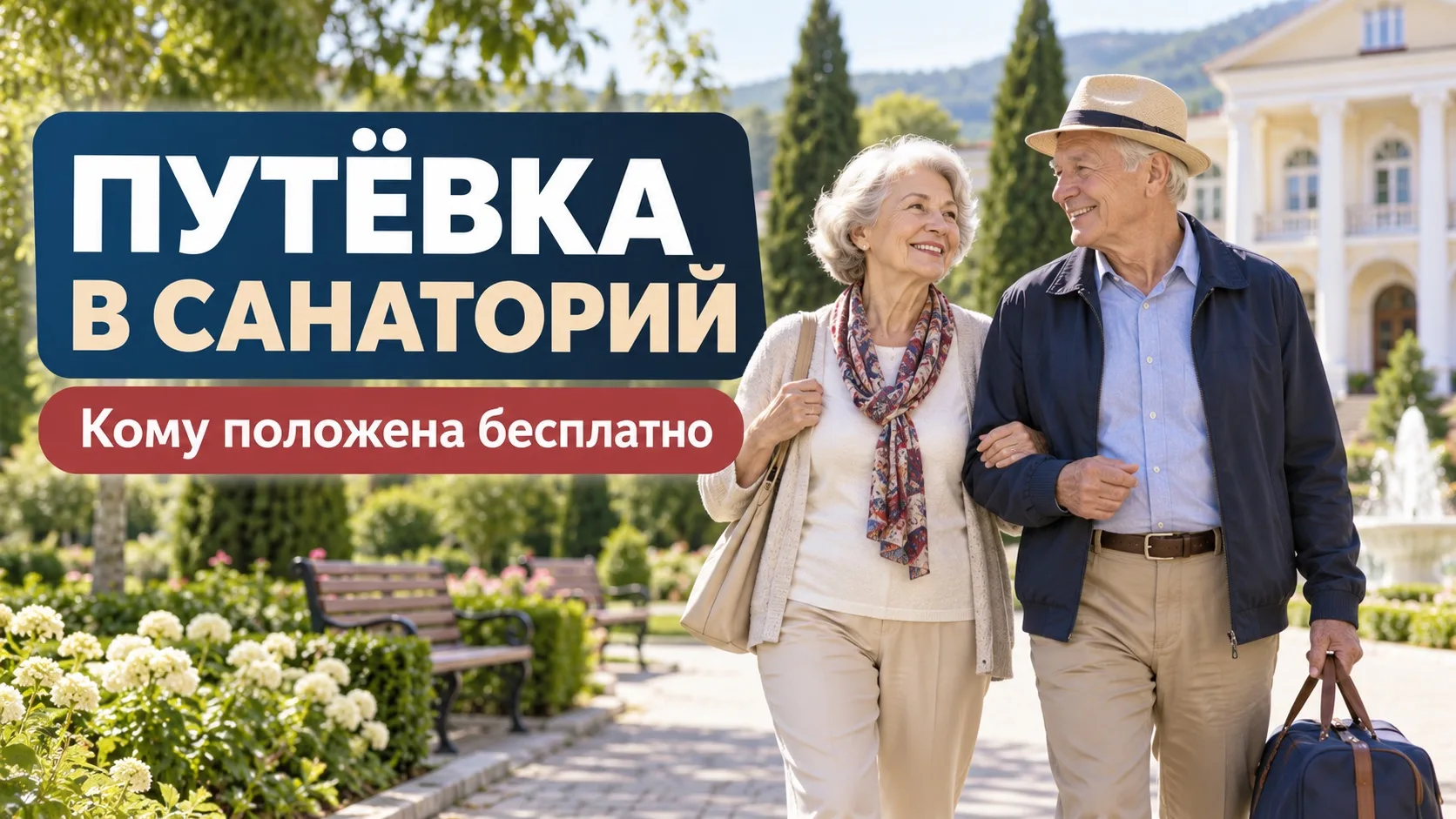 🌿 КОМУ ПОЛОЖЕНА БЕСПЛАТНАЯ ПУТЁВКА В САНАТОРИЙ