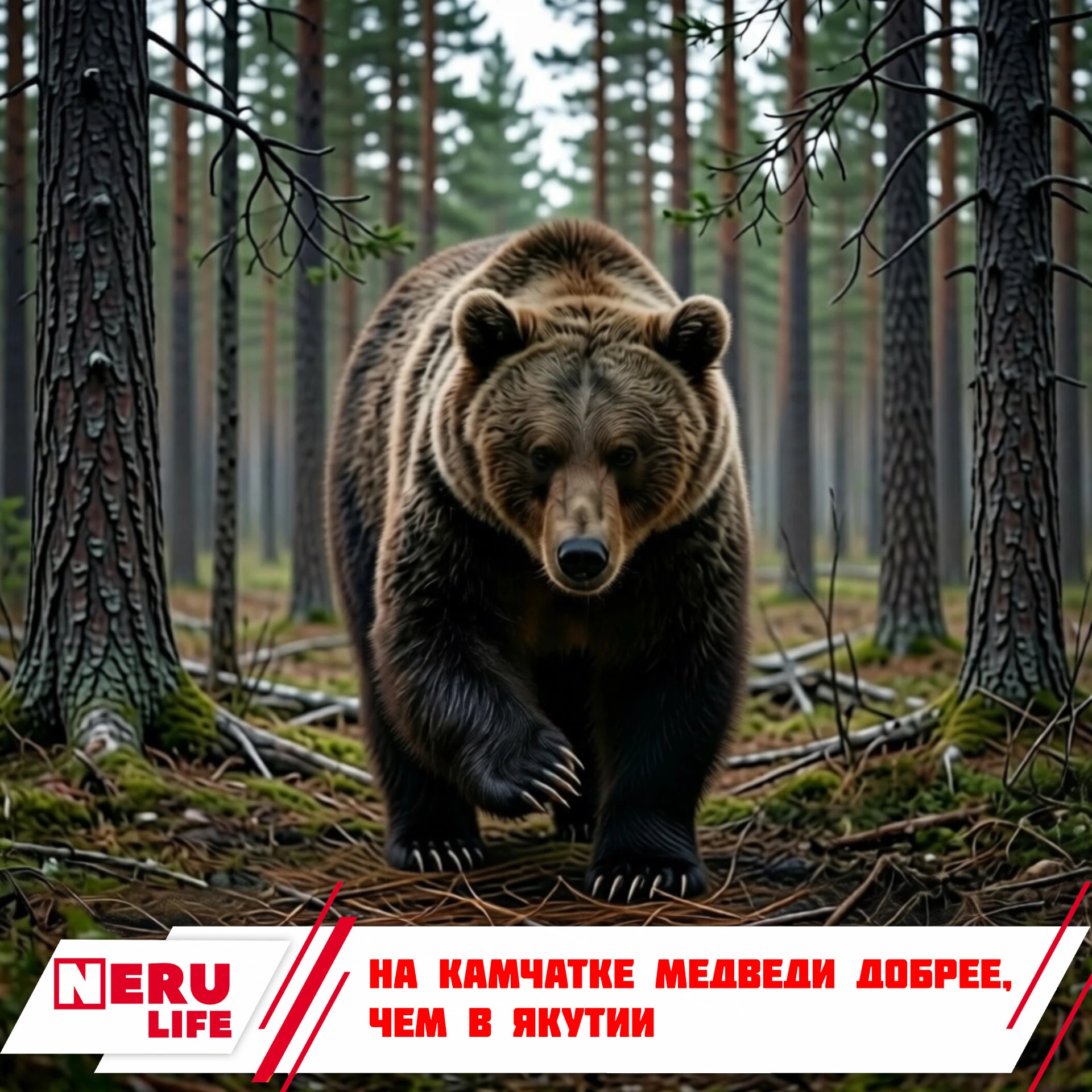 На Камчатке медведи добрее, чем в Якутии