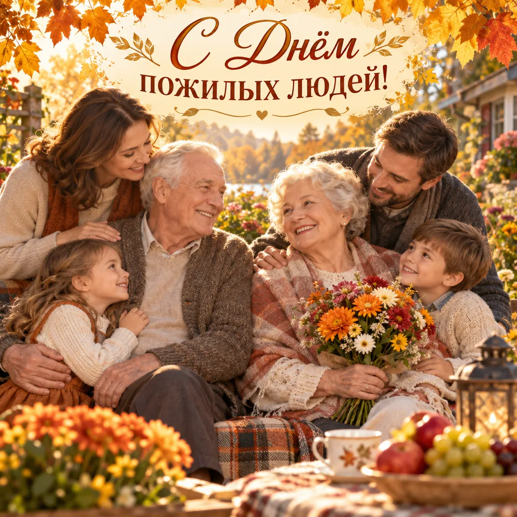 🍂 Согреем теплом: 1 октября — День пожилых людей