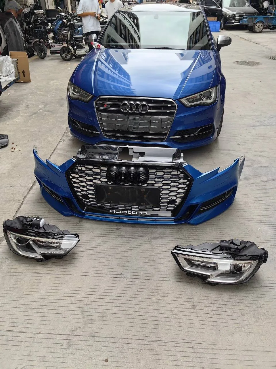 Audi A3 — апгрейд со старой версии на новую.