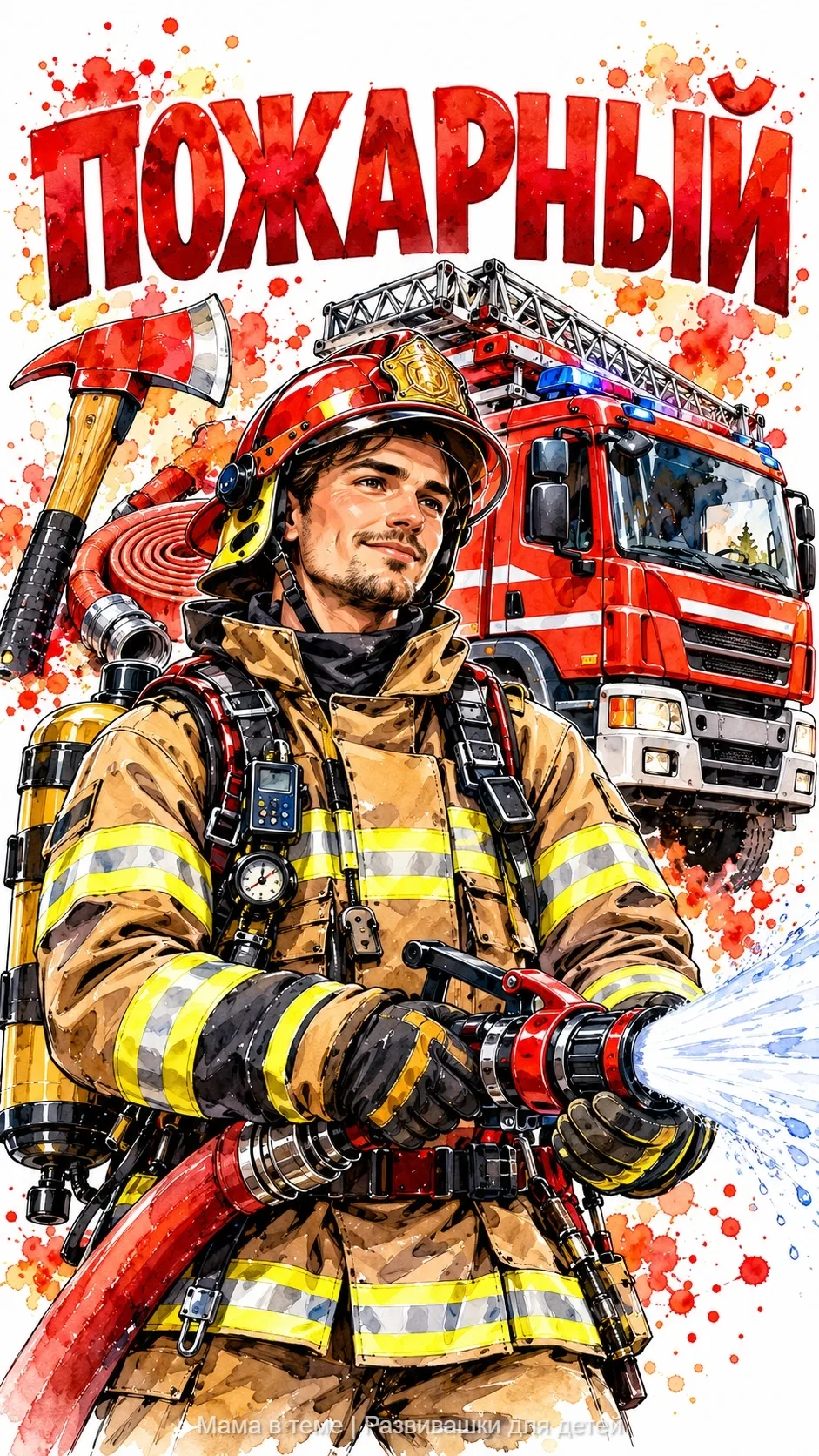 Профессия ПОЖАРНЫЙ: отвага, спасение и победа над огнём! 🧑‍🚒🚒🚨