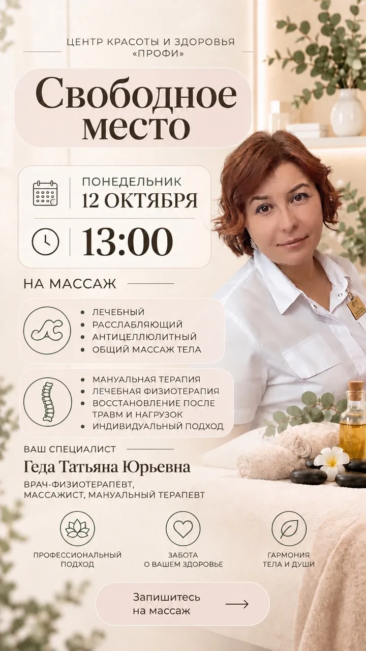 Ждём Вас на процедуры ежедневно 🤗