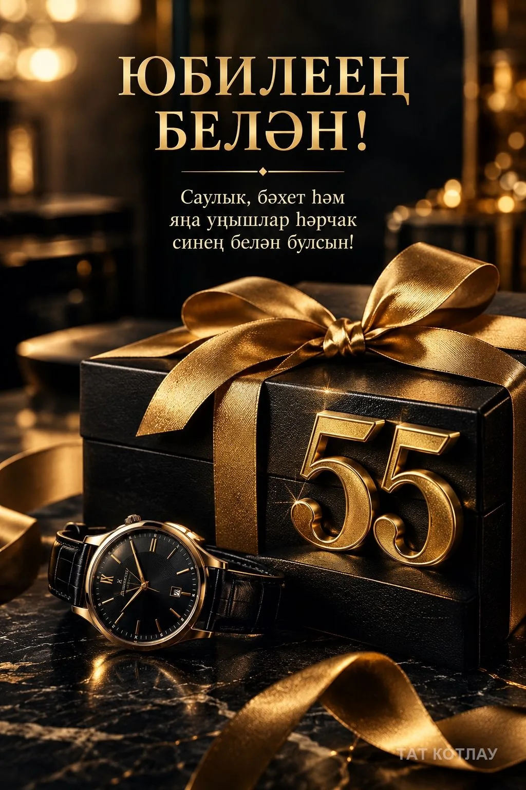 👍 Юбилей белэн ир атка