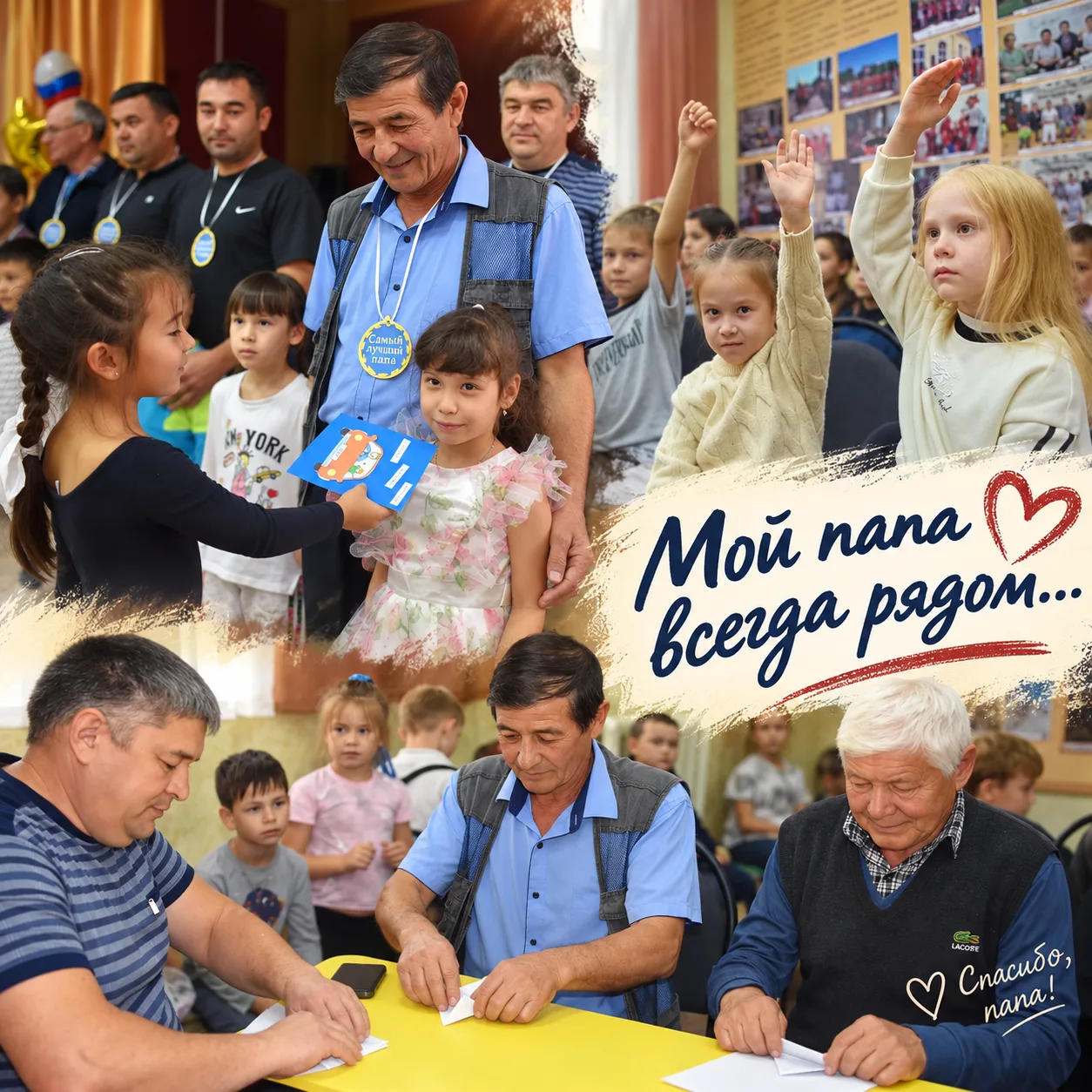 Самое важное в жизни любого ребенка — знать, что папа рядом, что он поддержит и поймет ...