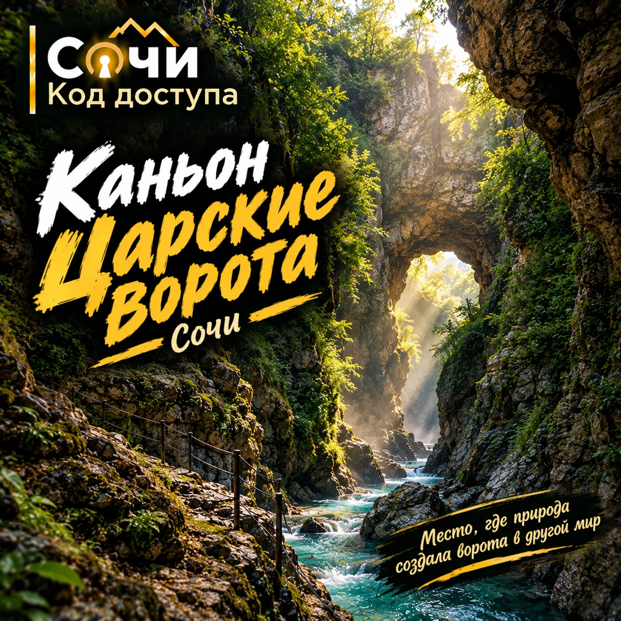 🏞️ Царские ворота: затерянный каньон в окрестностях Сочи