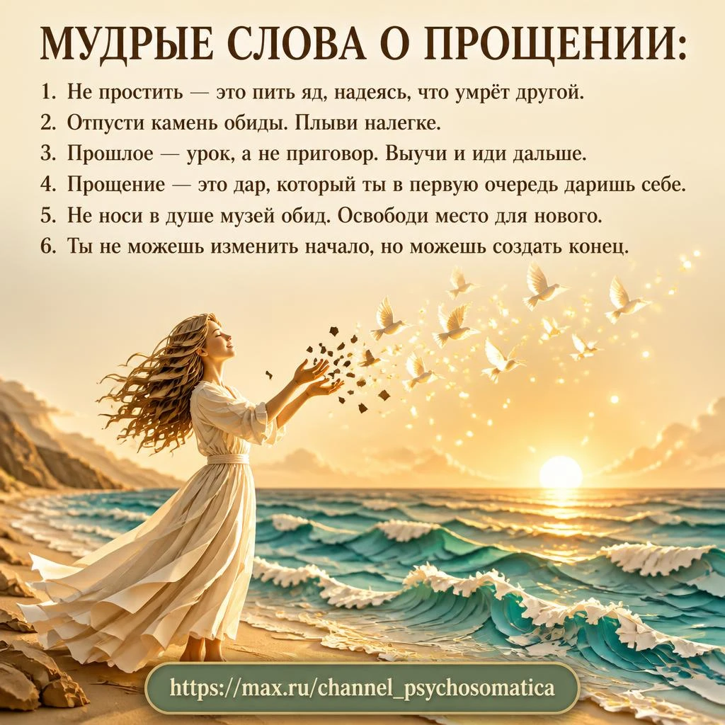 МУДРЫЕ СЛОВА О ПРОЩЕНИИ: