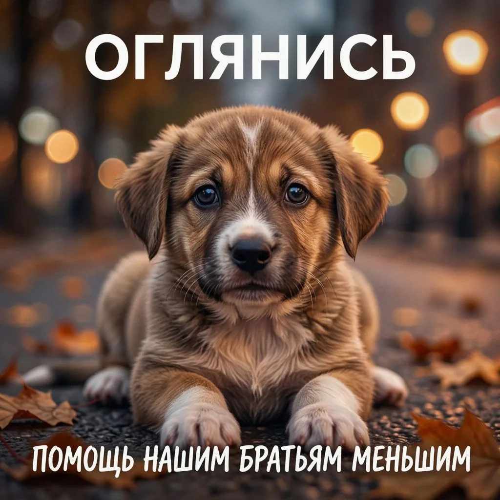 Акция «Оглянись»: поможем братьям нашим меньшим прозимовать!