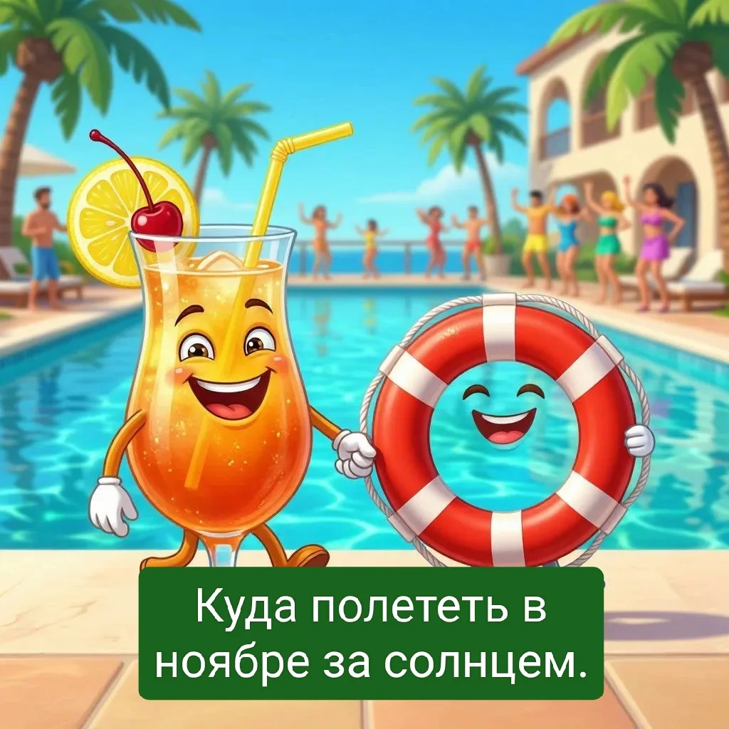 ☀️ ТЕПЛЫЙ НОЯБРЬ: КУДА ЛЕТЕТЬ ВМЕСТО ДОЖДЛИВОЙ ОСЕНИ 🫰